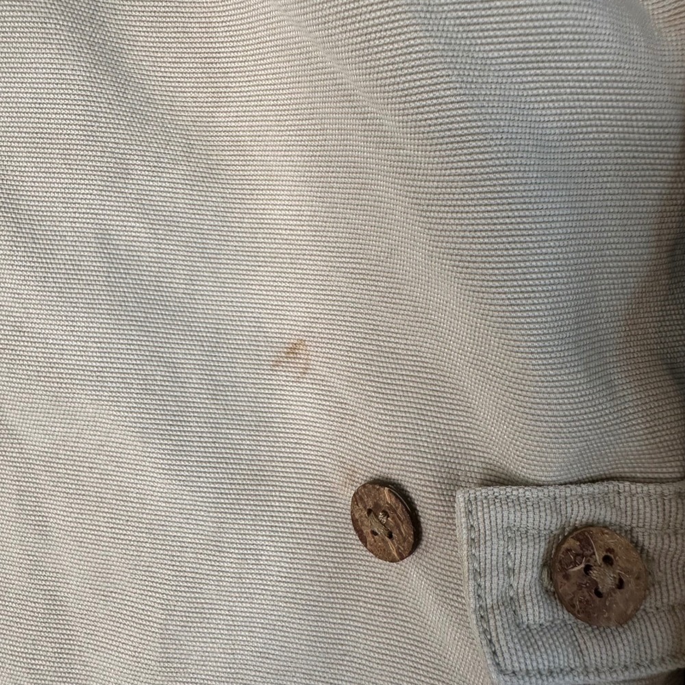 Tommy Bahama Women's Tan Corduroy Full Zip Jacket Collared Buttoned Pockets XS - Picture 7 of 16